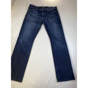 Fidelity Denim 5011 Classic Straight Jeans Mens 38x34 Calvary Wash Blue Denim